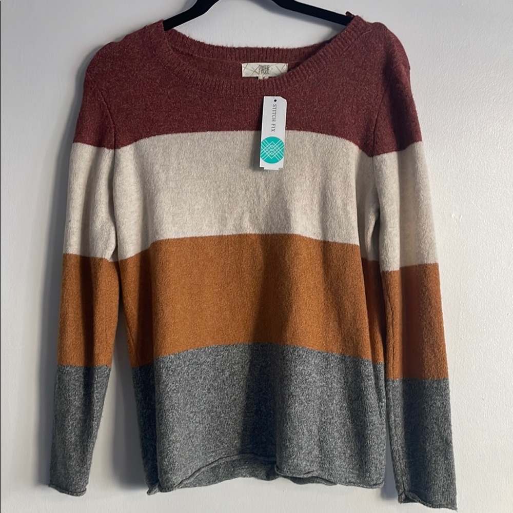 Colorful Striped Women's Sweater
